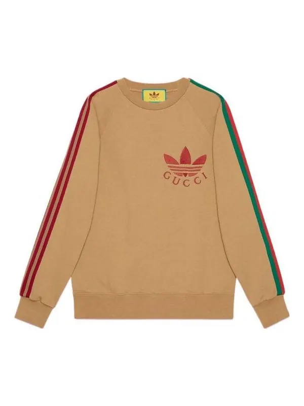 Свитшот adidas x Gucci Cotton Jersey 'Camel'
