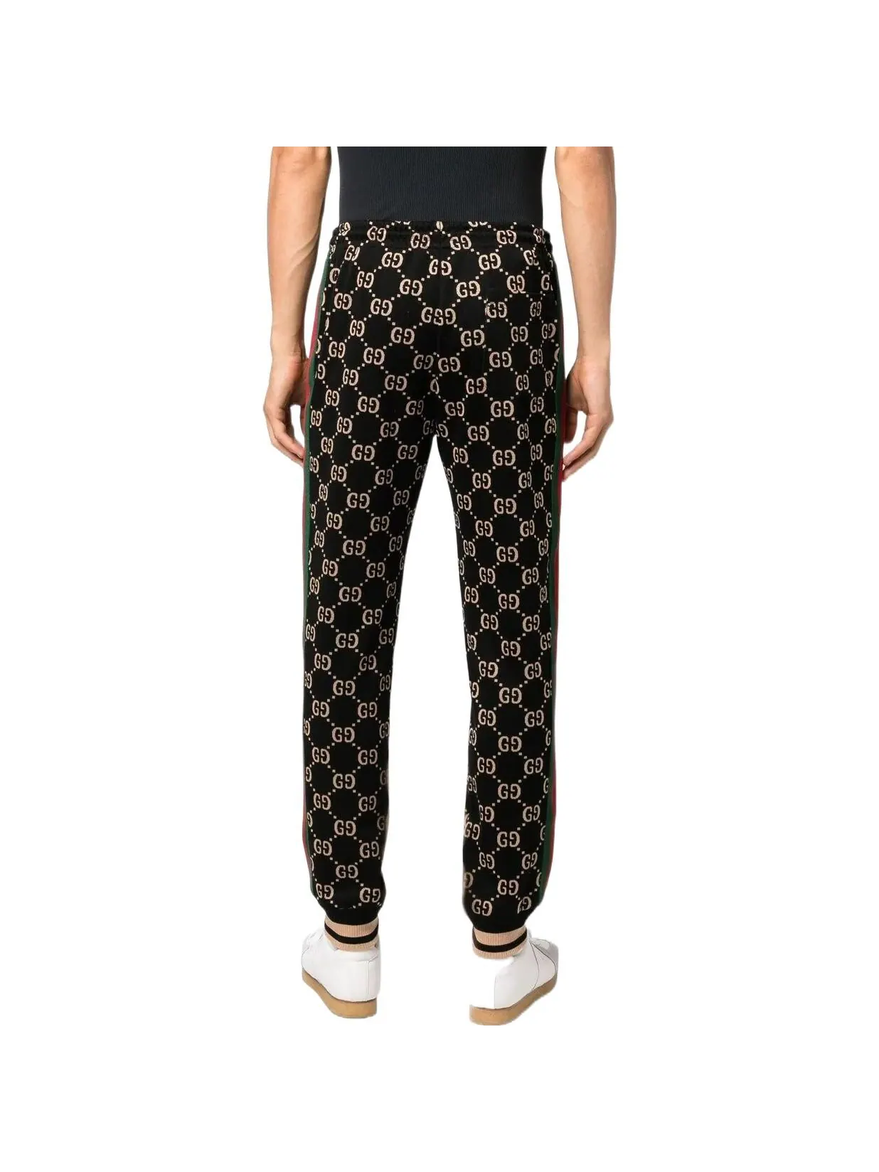 Спортивные штаны Gucci GG Jersey Cotton Jogging — изображение 3 из 6, черный