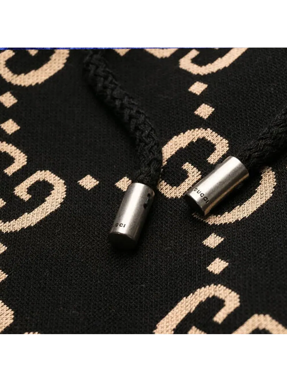 Спортивные штаны Gucci GG Jersey Cotton Jogging — изображение 4 из 6, черный