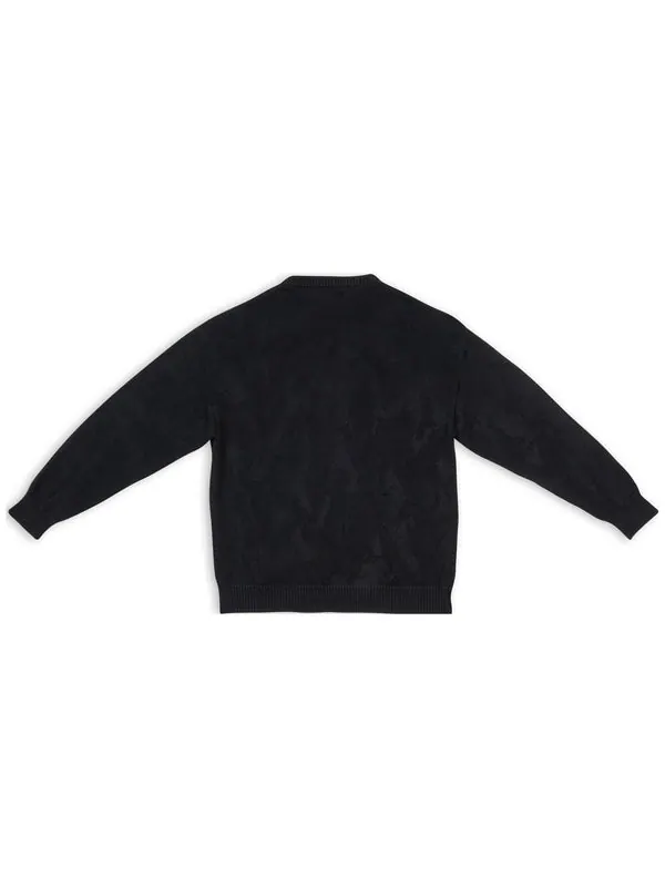 Свитер bb paris icon sweater 'black' Balenciaga — изображение 2 из 4, черный
