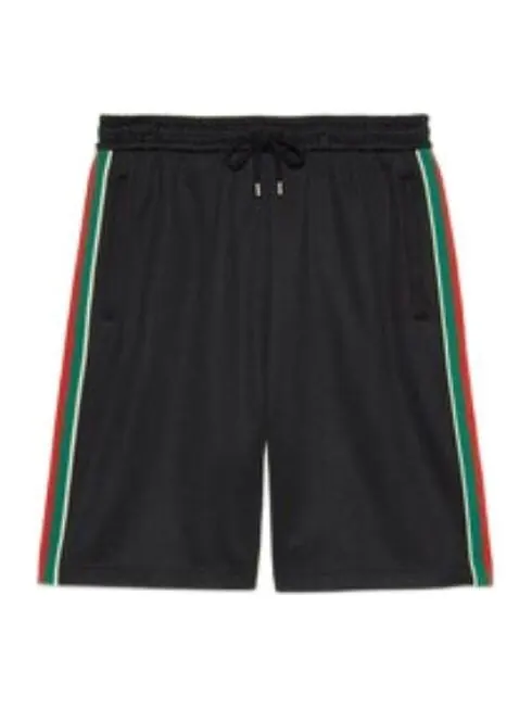 Шорты Gucci technical jersey shorts — изображение 1 из 4, черный