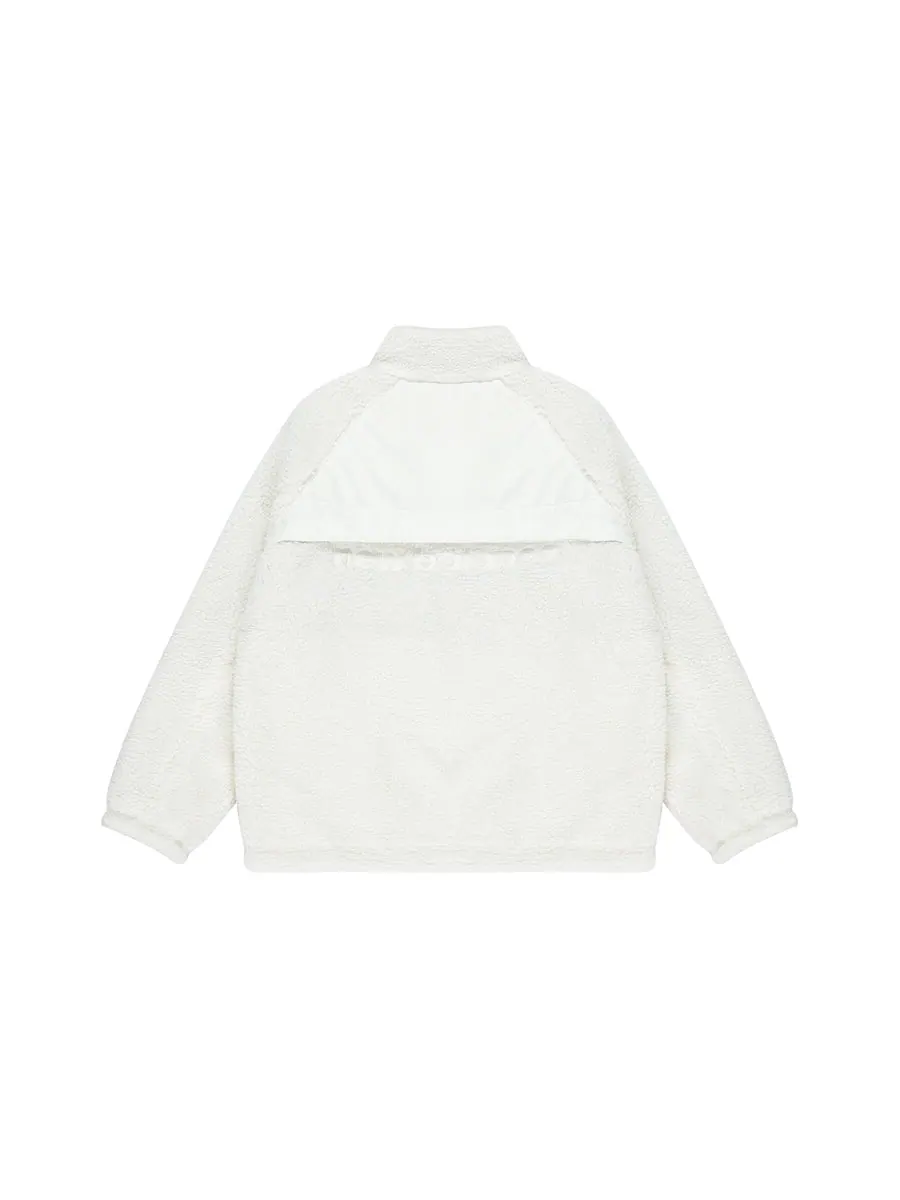 Куртка New Balance Sports Warm Reversible Jacket 'White Green' — изображение 4 из 4, белый