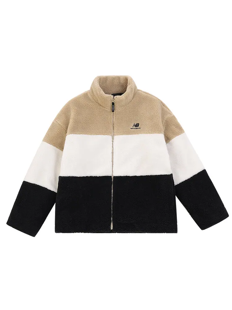 Куртка New Balance Plus Colorblock Patch Detail Teddy
