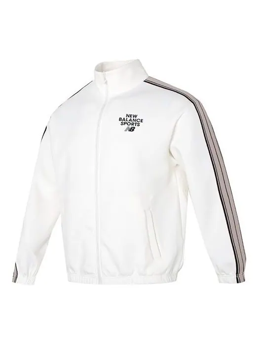 Пальто New Balance Sport Club Coat 'White Black Red' — изображение 1 из 2, белый