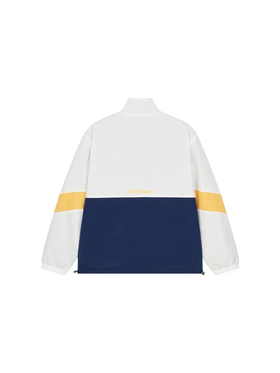Куртка New Balance Sportswear Jacket 'Cream White Black' — изображение 2 из 3, белый