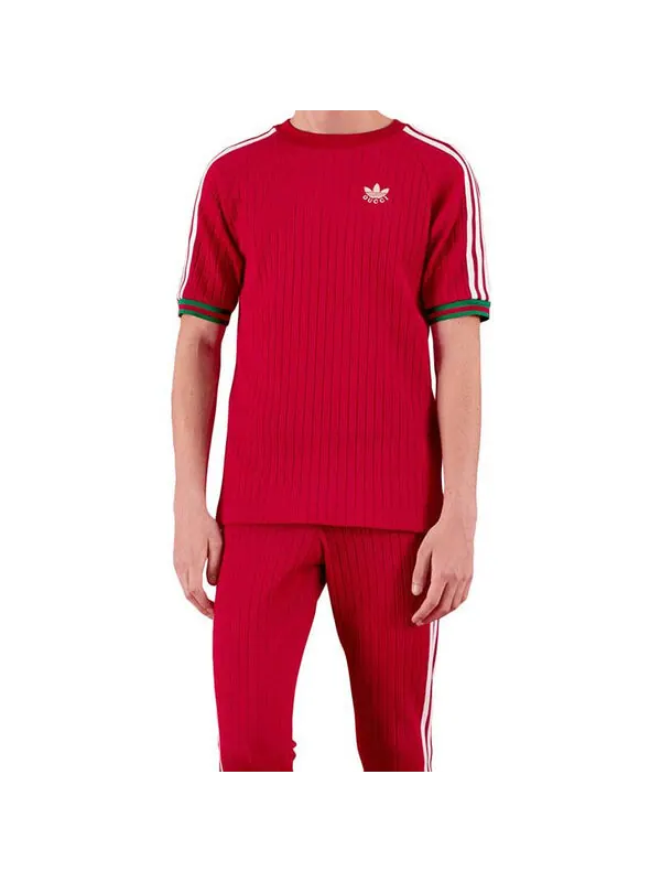 Футболка adidas x Gucci Jersey T-Shirt — изображение 2 из 3, красный