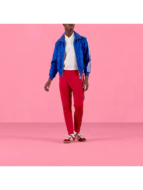 Рубашка поло x поло из хлопка пике от Gucci Adidas — изображение 2 из 4, белый