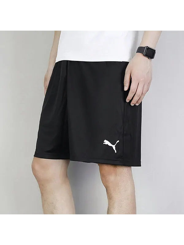 Шорты training shorts 'black' Puma — изображение 3 из 4, черный