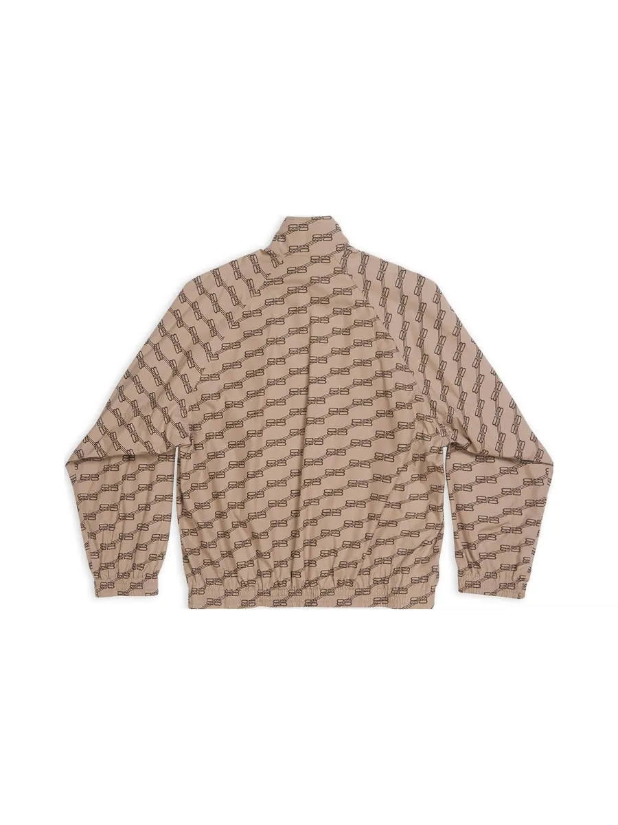 Куртка Balenciaga BB Monogram Tracksuit Jacket Regular Fit 'Beige Brown' — изображение 2 из 4, бежевый