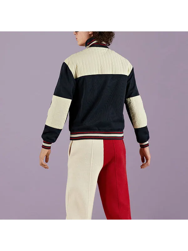 Куртка Gucci cotton jersey zip jacket — изображение 3 из 4, темно-синий