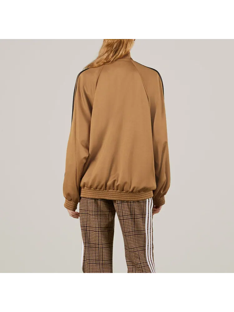 Куртка Gucci x adidas Cotton Jersey Zip Jacket, коллаборация брендов — изображение 4 из 4, бежевый