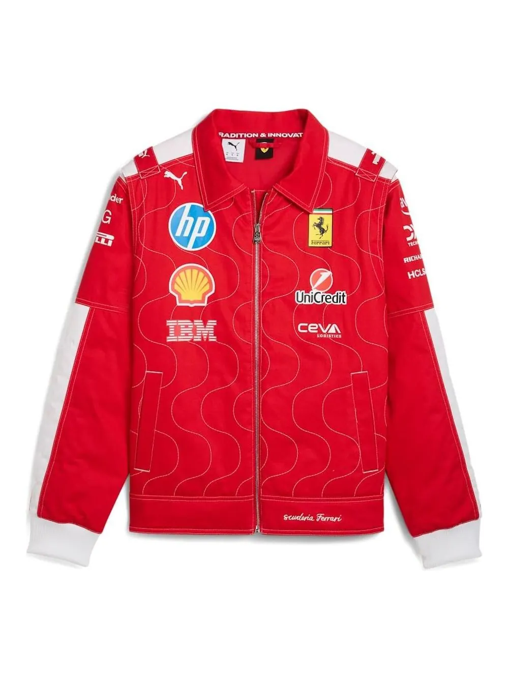 Куртка PUMA x Scuderia Ferrari Monza Racing Jacket 'Rosso Corsa' — изображение 1 из 2, красный