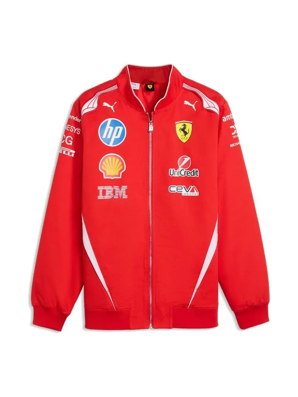 Реплика куртки-бомбера PUMA Scuderia Ferrari для пилотов — изображение 1 из 2, красный