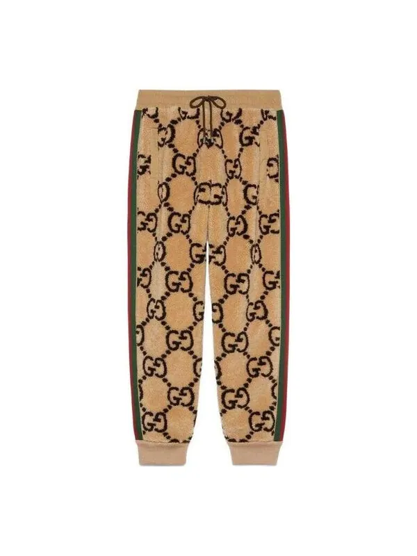 Брюки Gucci GG Jacquard Jogging Pant — изображение 1 из 1, бежевый