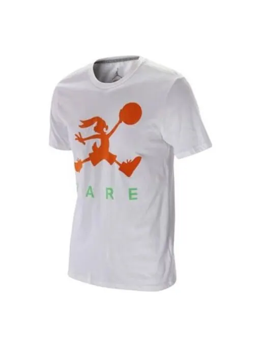 Футболка Air Jordan Hare T-Shirt 'White' — изображение 1 из 4, белый/мульти