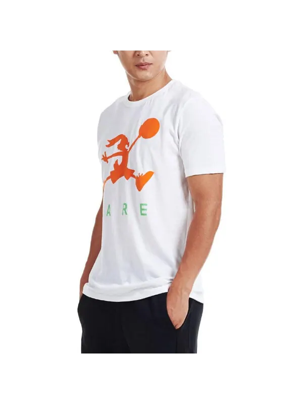 Футболка Air Jordan Hare T-Shirt 'White' — изображение 4 из 4, белый/мульти