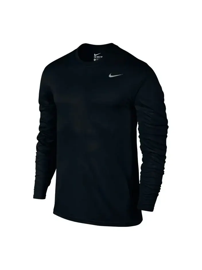 Топ Nike Dri-FIT Legend Long-Sleeve Fitness Top 'Black' — изображение 1 из 5, черный