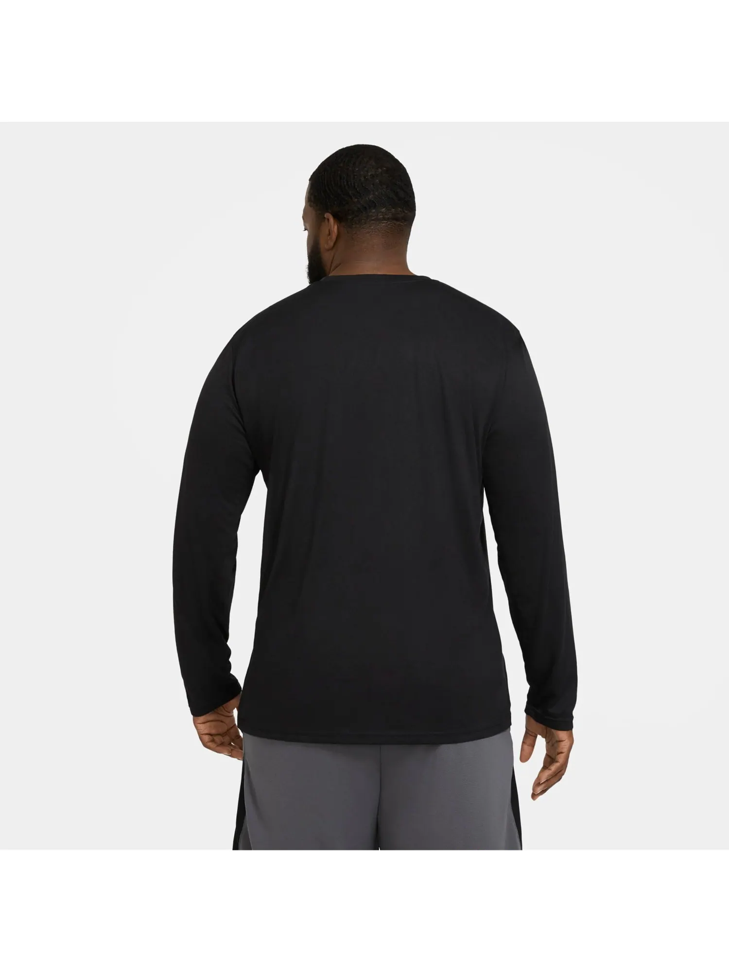 Топ Nike Dri-FIT Legend Long-Sleeve Fitness Top 'Black' — изображение 3 из 5, черный