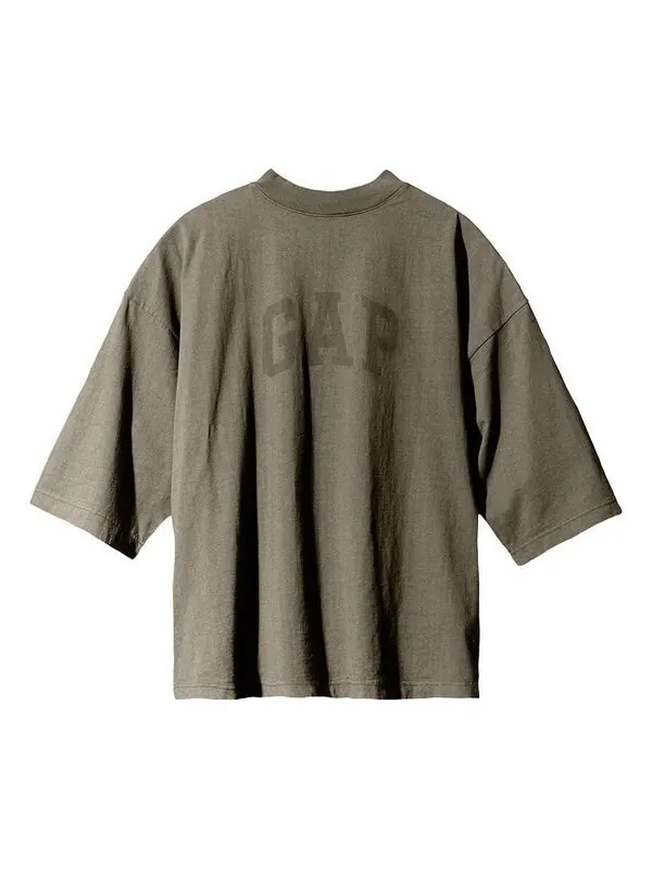 Футболка YEEZY Gap x Balenciaga Dove 3/4 Sleeve Tee 'Brown Tan' — изображение 1 из 2, бежевый