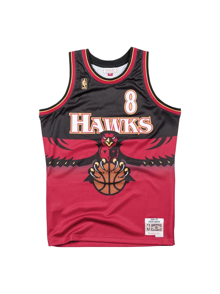 Джерси Mitchell & Ness x NBA Atlanta Hawks 1996-97 Road Swingman Jersey 'Steve Smith 8' — изображение 1 из 1, красный