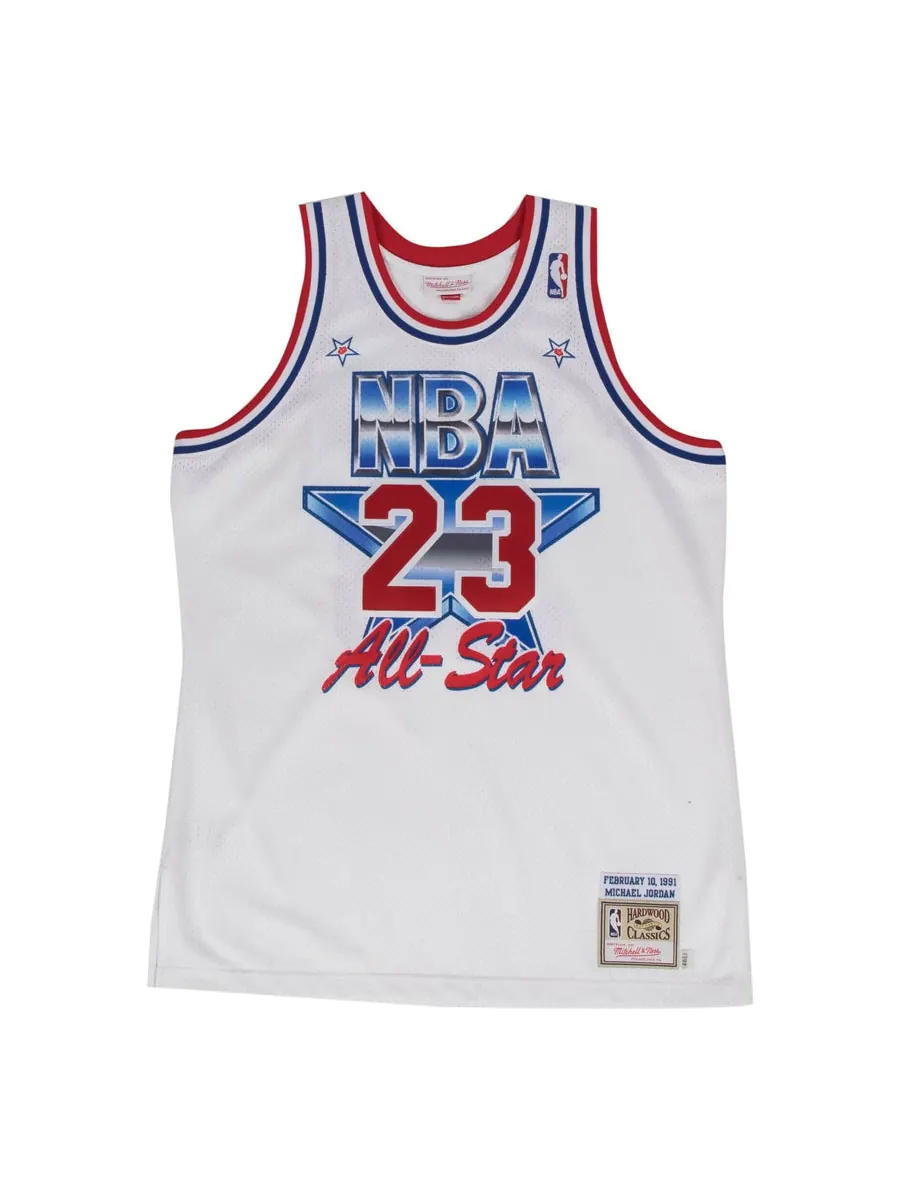 Джерси Mitchell & Ness NBA Michael Jordan All-Star 1991 Jersey #23 — изображение 1 из 2, белый
