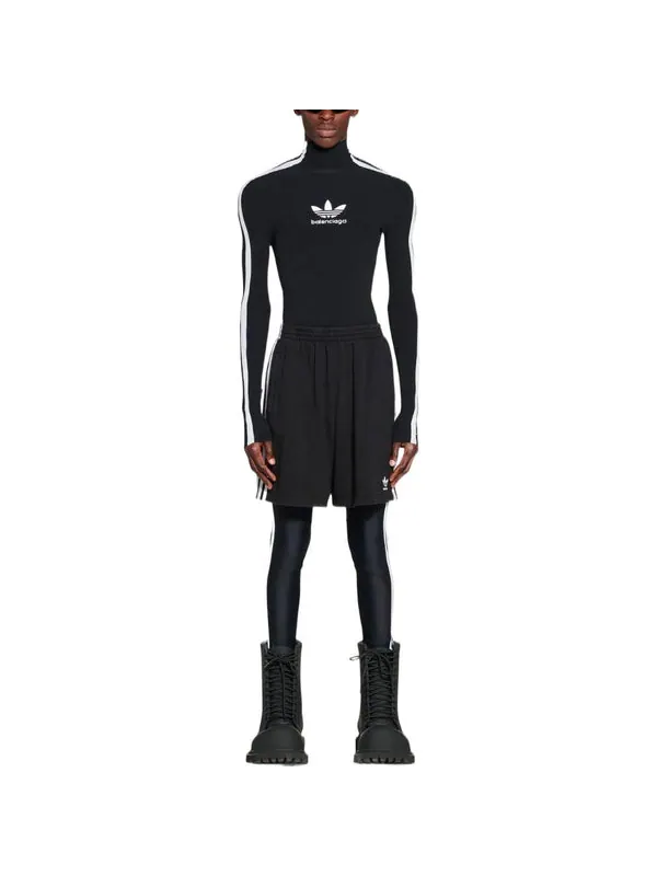 Шорты x adidas large shorts 'black' Balenciaga — изображение 2 из 4, черный