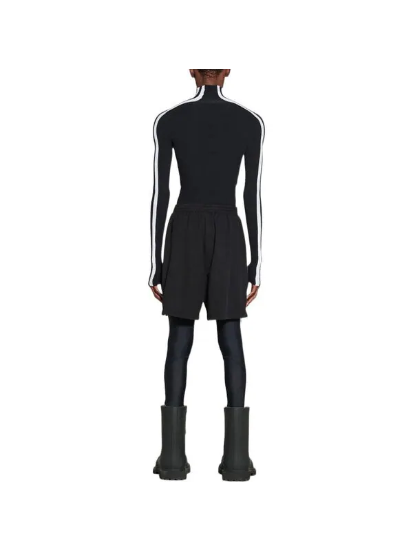 Шорты x adidas large shorts 'black' Balenciaga — изображение 3 из 4, черный