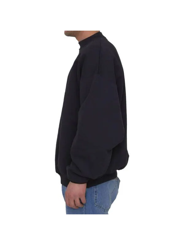 Свитер care label creweneck sweatshirt 'black' Balenciaga — изображение 3 из 4, черный