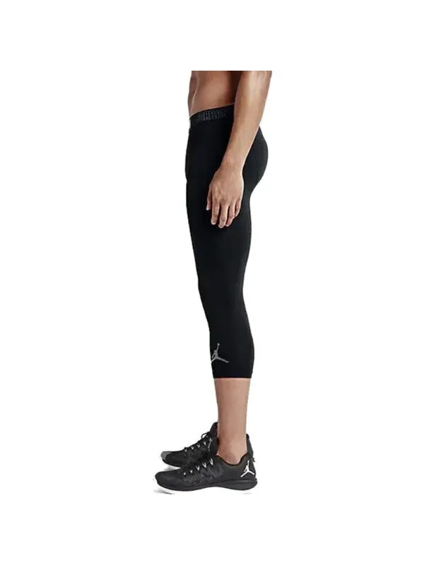 Брюки 23 alpha dry 3/4 tights 'black' Air Jordan — изображение 2 из 3, бежевый