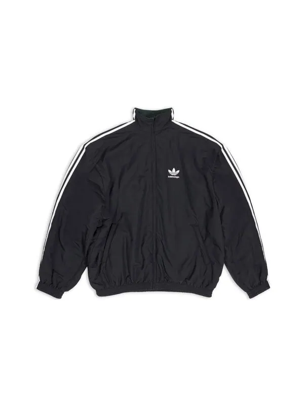 Куртка x adidas reversible tracksuit jacket 'black green' Balenciaga — изображение 3 из 4, черный/зеленый