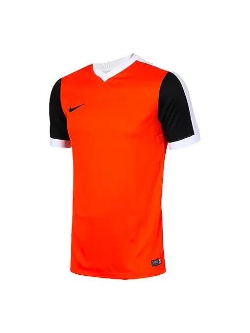 Спортивная футболка striker v neck jerseys 'orange white' Nike — изображение 1 из 4, оранжевый/белый/черный