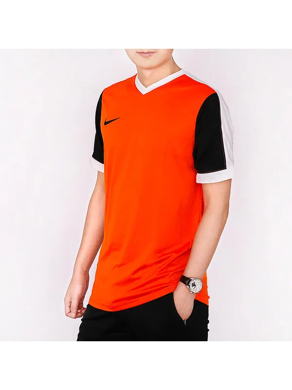 Спортивная футболка striker v neck jerseys 'orange white' Nike — изображение 3 из 4, оранжевый/белый/черный