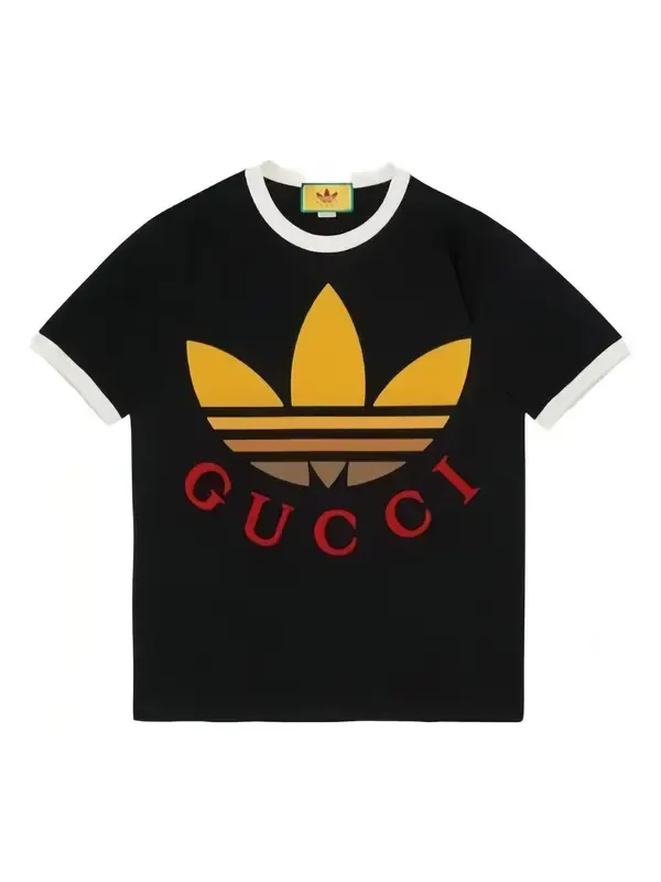 Футболка adidas x Gucci Cotton T-Shirt — изображение 1 из 4, черный