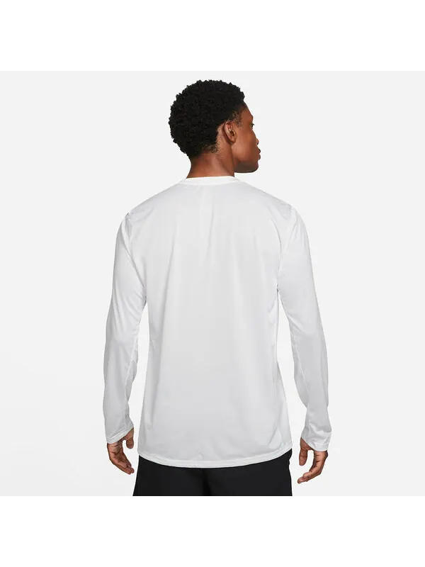 Футболка Nike Team Legend Long Sleeve Training Tee 'White' — изображение 2 из 4, белый