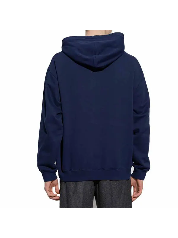 Толстовка Gucci graphic paint hoodie 'navy multi' — изображение 3 из 4, темно-синий/мульти