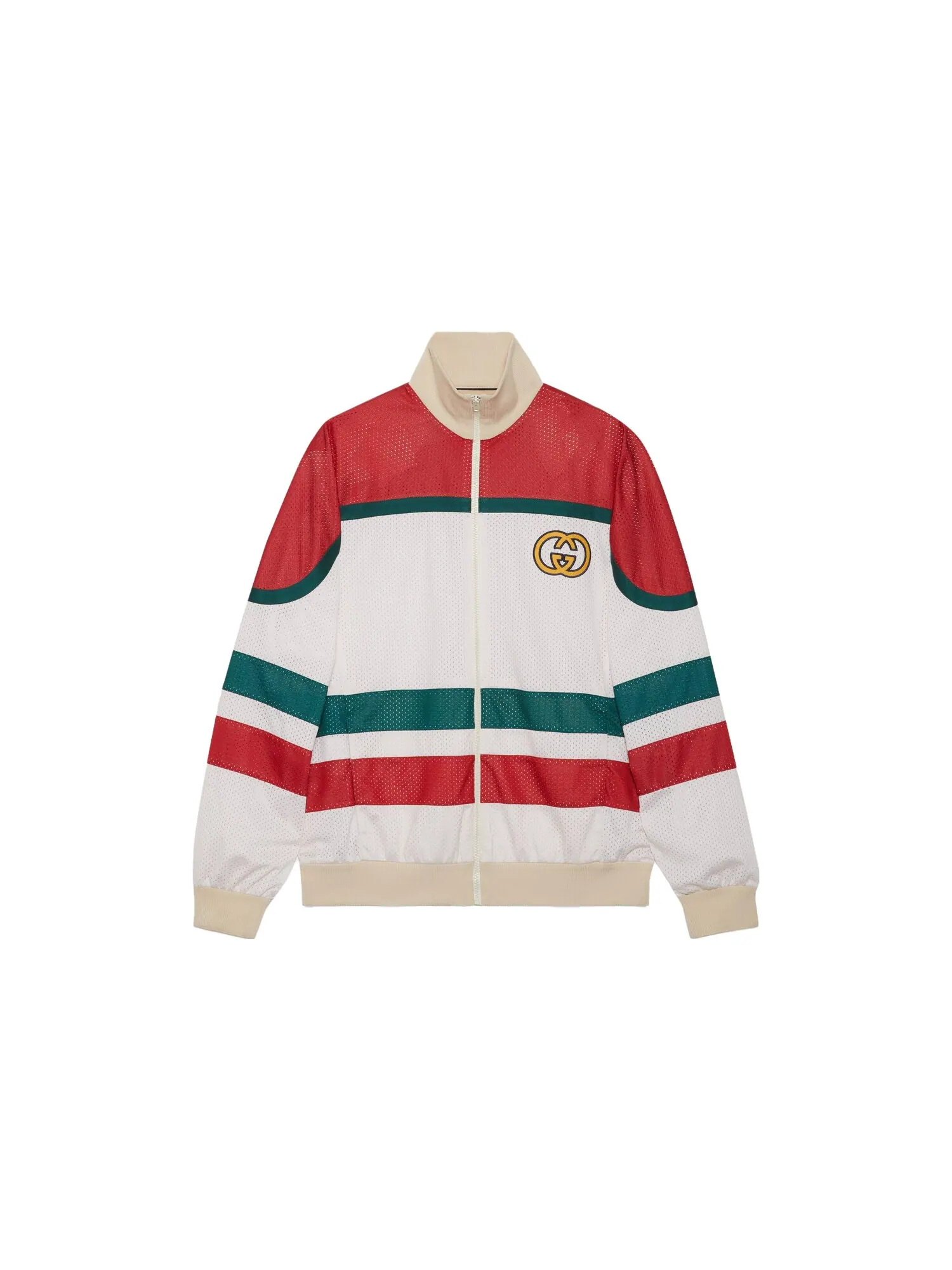 Куртка Gucci Mesh Fabric Zip — изображение 6 из 12, мульти