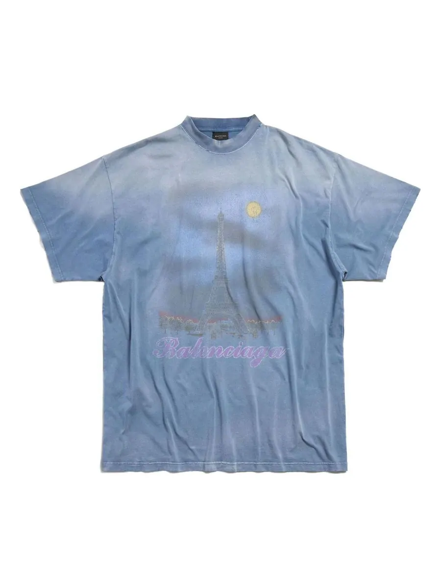 Футболка Balenciaga SS24 T — изображение 1 из 5, синий