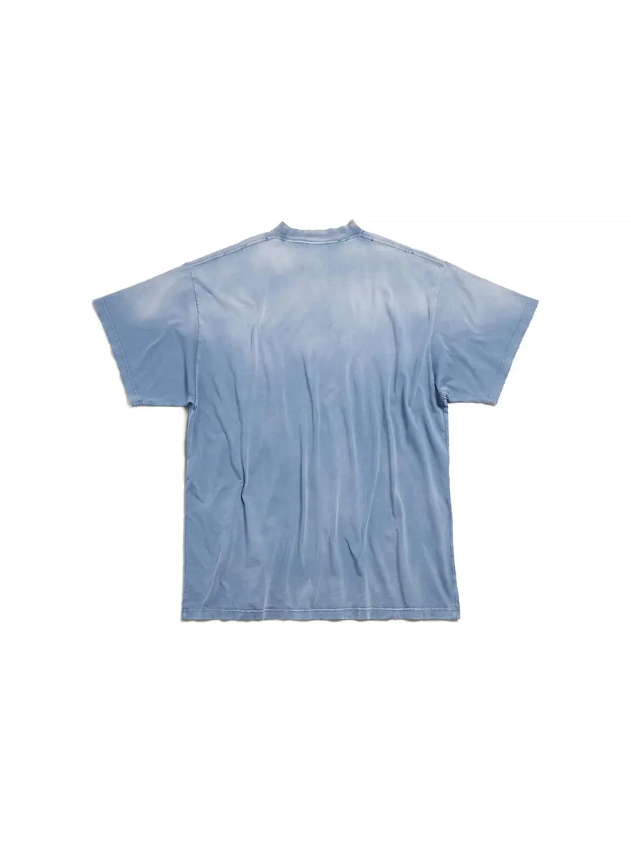 Футболка Balenciaga SS24 T — изображение 2 из 5, синий