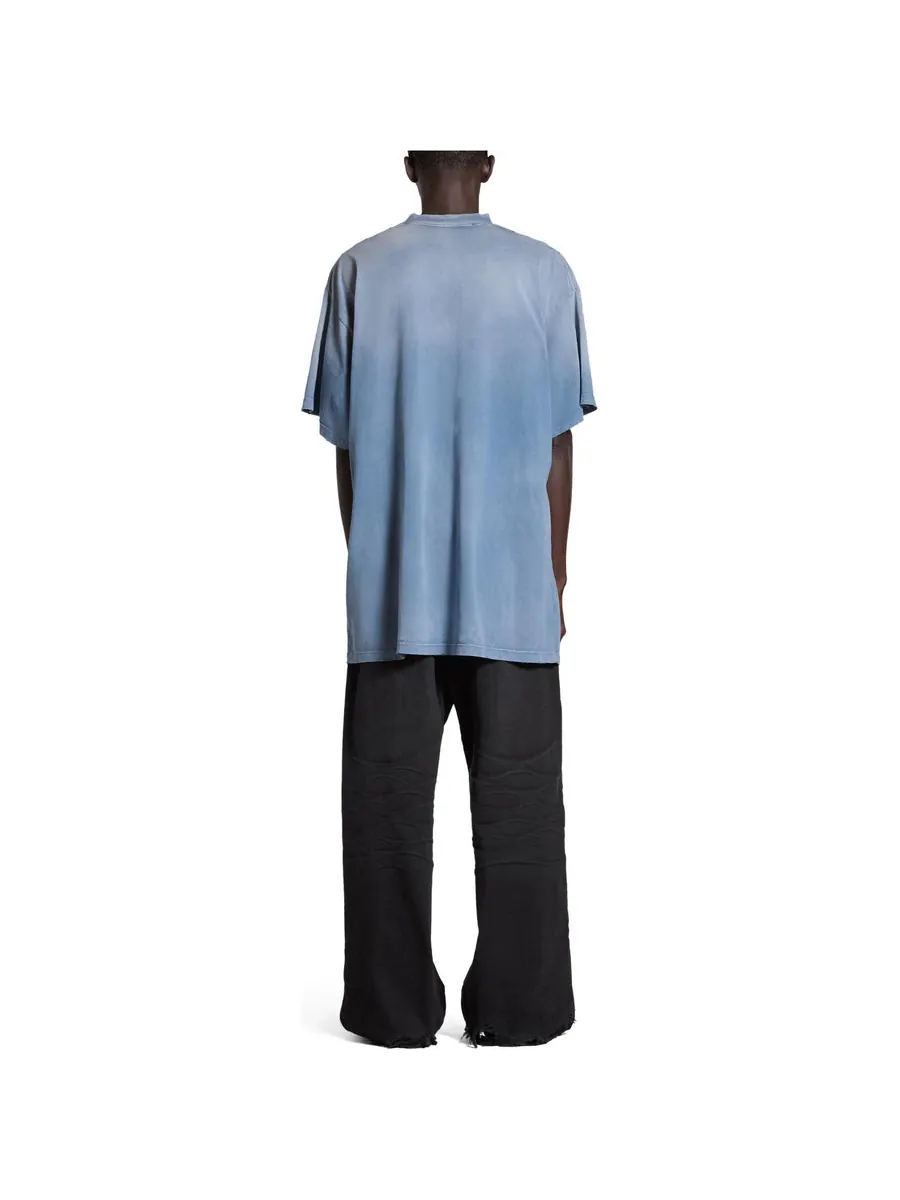 Футболка Balenciaga SS24 T — изображение 4 из 5, синий
