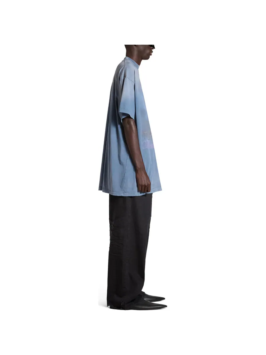 Футболка Balenciaga SS24 T — изображение 5 из 5, синий