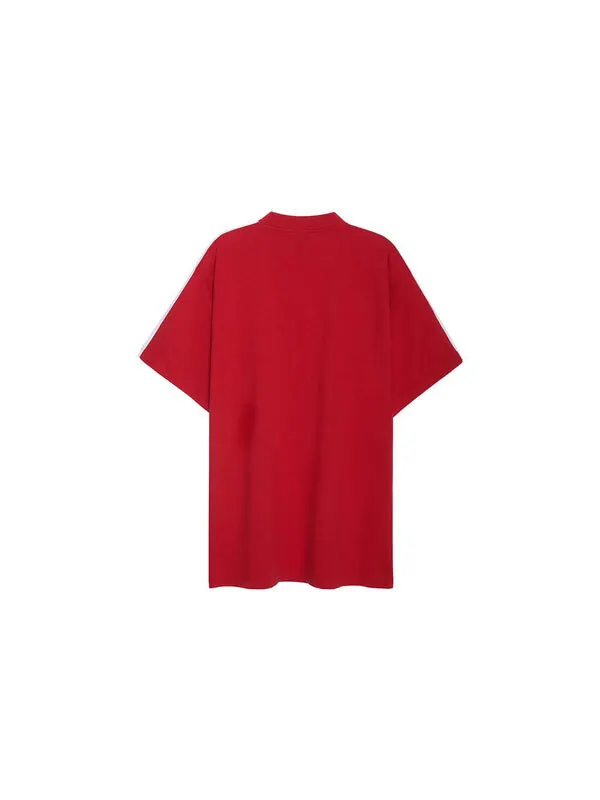 Футболка x adidas t-shirt oversized 'red' Balenciaga — изображение 2 из 4, красный