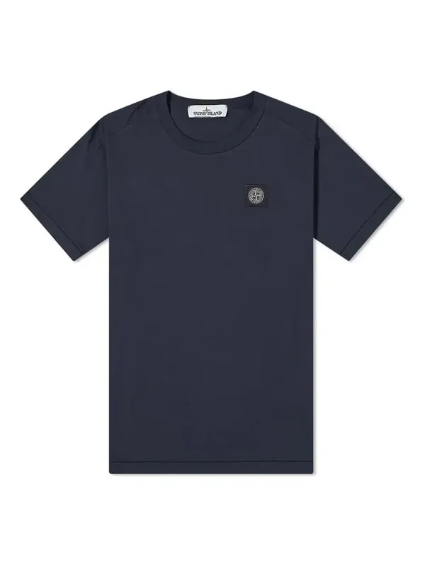 Футболка patch logo t-shirt 'navy' Stone Island — изображение 1 из 4, темно-синий