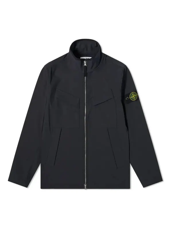 Куртка soft shell-r jacket 'navy' Stone Island — изображение 1 из 4, темно-синий
