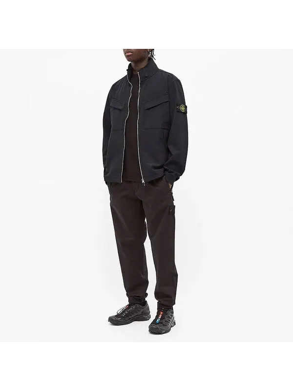 Куртка soft shell-r jacket 'navy' Stone Island — изображение 4 из 4, темно-синий