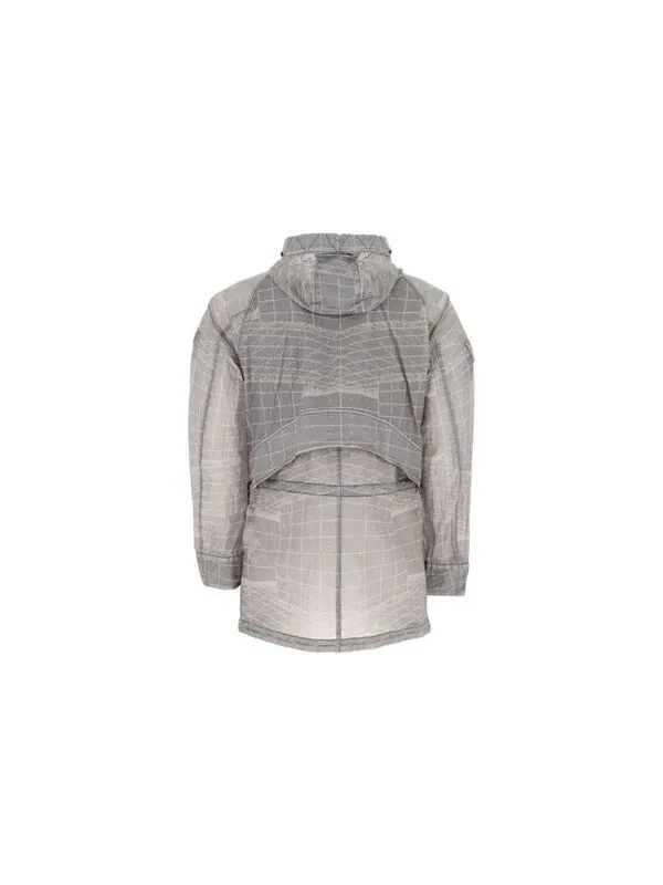 Куртка waffen reflective windbreaker 'grey' Stone Island — изображение 2 из 4, серый