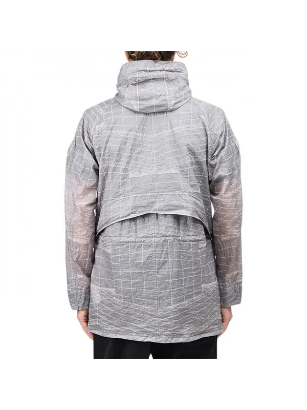 Куртка waffen reflective windbreaker 'grey' Stone Island — изображение 4 из 4, серый