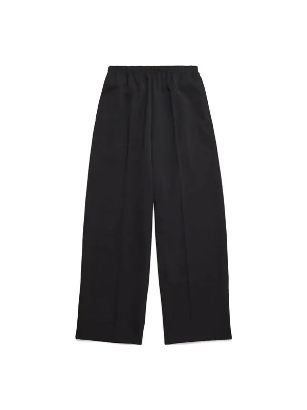 Брюки elastic waist straight leg pants 'black' Balenciaga — изображение 1 из 4, черный