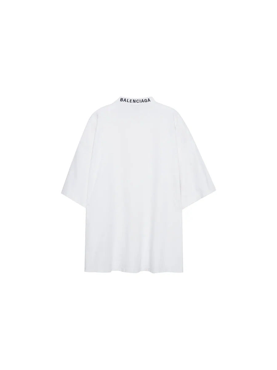 Футболка Balenciaga I Love T-shirt Large Fit 'White' — изображение 2 из 6, белый