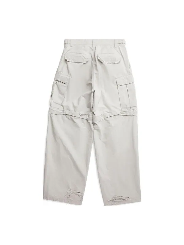 Брюки large cargo pants 'light grey' Balenciaga — изображение 1 из 4, светлый серый