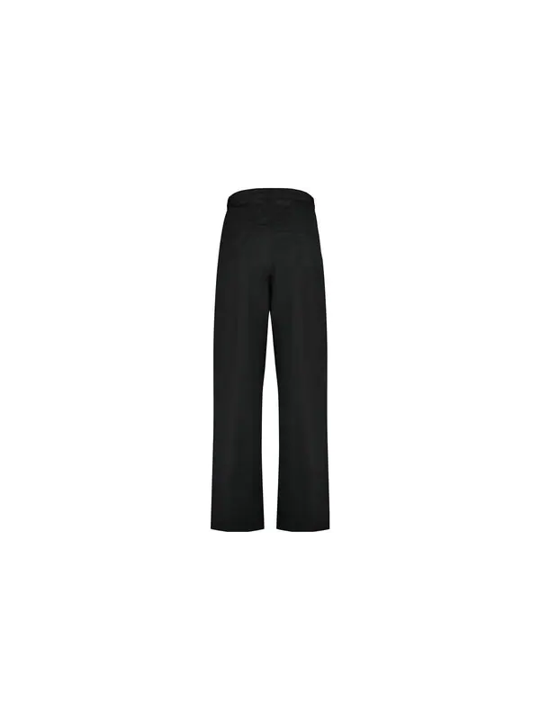 Брюки cotton trousers 'black' Balenciaga — 2